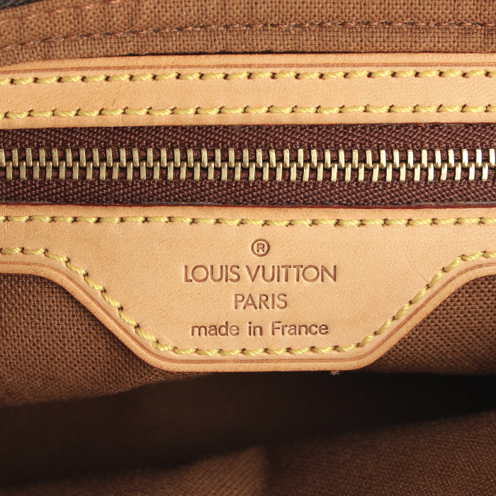 Trotteur in tela monogram e pelle naturale - Detail D3