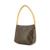 Louis Vuitton Looping handbag in brown monogram canvas and natural leather - 00pp thumbnail