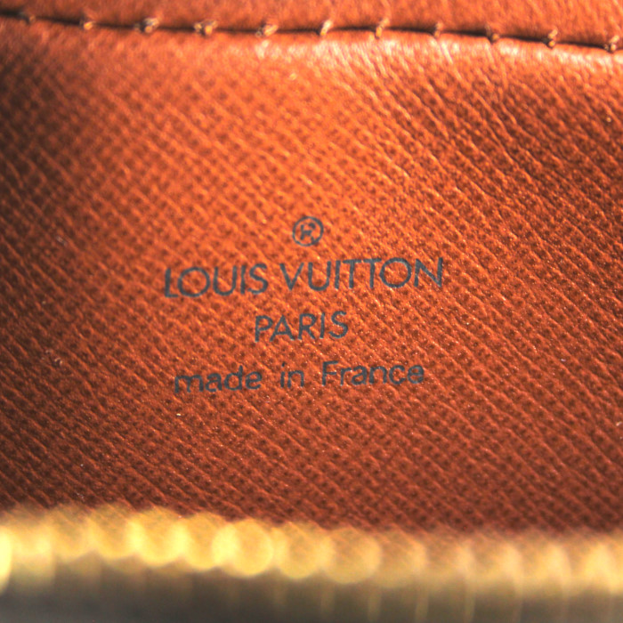Louis Vuitton shoulder bag in monogram canvas and natural leather - Detail D3