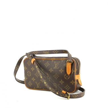 Bolso bandolera Louis Vuitton en lona Monogram revestida y cuero natural