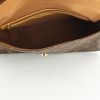 Bolso de mano Louis Vuitton Looping modelo mediano en lona Monogram marrón y cuero natural - Detail D2 thumbnail