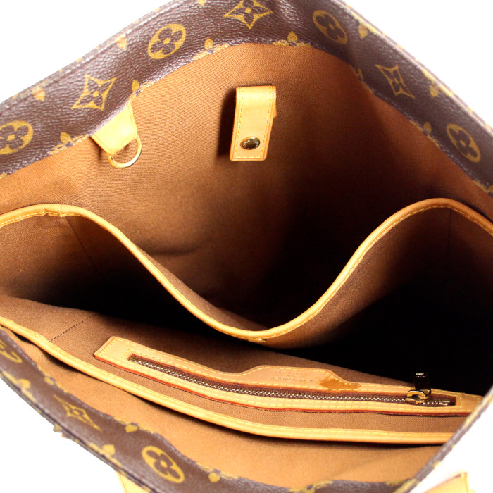 Borsa Vavin in tela monogram e pelle naturale - Detail D4