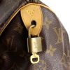 Bolso de mano Louis Vuitton Speedy 25 cm en lona Monogram revestida y cuero natural - Detail D4 thumbnail