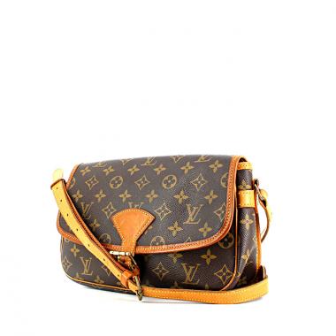 Bolso de mano Louis Vuitton Sologne en lona Monogram y cuero natural