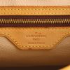 Sac cabas Louis Vuitton petit Bucket en toile monogram enduite et cuir naturel - Detail D4 thumbnail