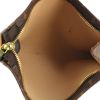 Shopping bag petit Bucket in tela monogram cerata e pelle naturale - Detail D5 thumbnail