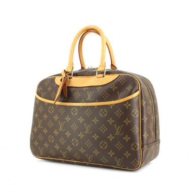 Sac à main Louis Vuitton Deauville en toile monogram et cuir naturel