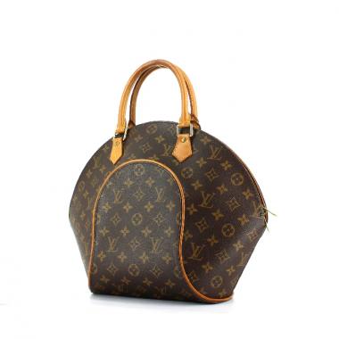 Louis Vuitton Ellipse large model handbag in monogram canvas and natural leather