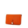 Hermes Dogon - Pocket Hand wallet in orange leather taurillon clémence - 00pp thumbnail