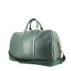 Louis Vuitton Kendall travel bag in green taiga leather and green canvas - 00pp thumbnail