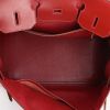Hermes Birkin 35 cm handbag in red box leather - Detail D2 thumbnail