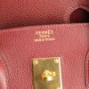 Bolso de mano Hermes Birkin 35 cm en cuero epsom color burdeos - Detail D3 thumbnail