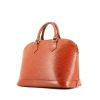 Bolso de mano Louis Vuitton Alma en cuero Epi marrón - 00pp thumbnail