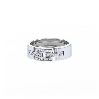 Cartier Maillon Panthère ring in white gold and diamonds