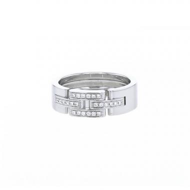 Cartier Maillon Panthère ring in white gold and diamonds