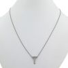 Tiffany & Co Wire necklace in platinium and diamonds - 360 thumbnail