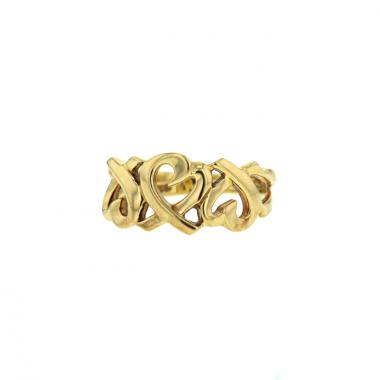 Bague Tiffany & Co Loving Heart en or jaune