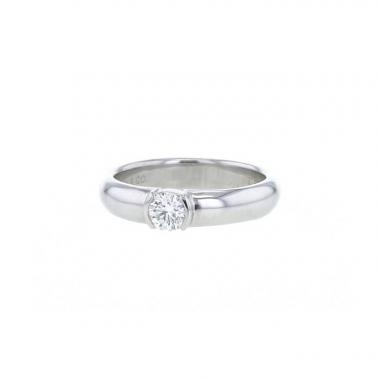 Bague solitaire Tiffany & Co Etoile en platine et diamant et en diamant