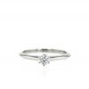 Anello solitario Tiffany & Co Setting in platino e diamante (0,23 carat) - 360 thumbnail