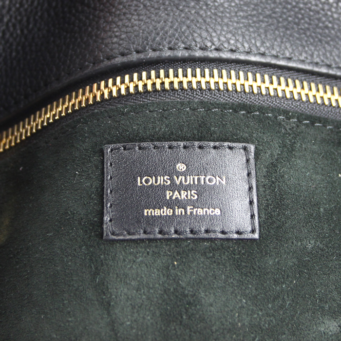 Borsa Lockit  modello piccolo in pelle monogram nera e rossa - Detail D4