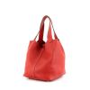 Hermes Picotin medium model handbag in red togo leather - 00pp thumbnail