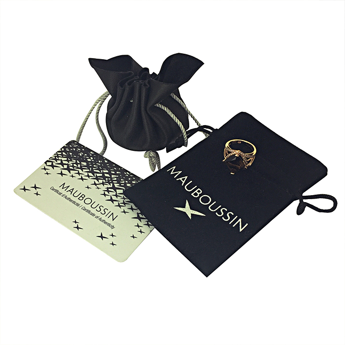 Bague Mauboussin Fou de Toi en or rose et diamants et en quartz fumé - Detail D2