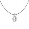 Fred Mouvementée necklace in white gold and diamond - 00pp thumbnail