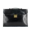 Hermes briefcase in black leather - 360 thumbnail