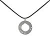 Dinh Van Cible small model pendant in white gold and diamonds - 00pp thumbnail