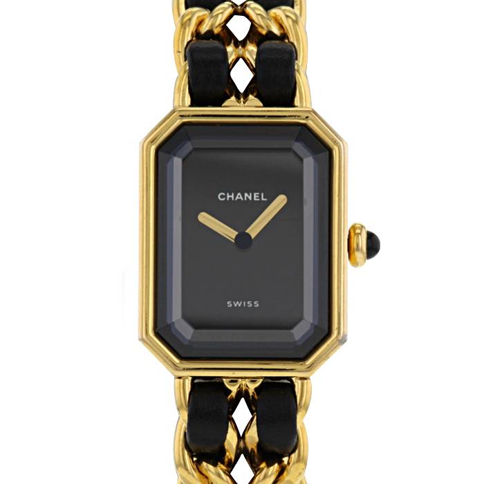 Orologio Chanel Première  taglia L in oro placcato Ref :  Premiére Circa  1990