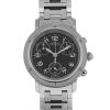 Hermes Clipper Chrono watch in stainless steel Circa  2000 - 00pp thumbnail