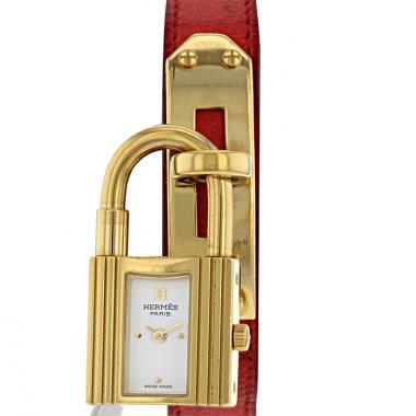 Reloj Hermes Kelly-Cadenas de oro chapado Ref :  KE1.210 Circa  2000