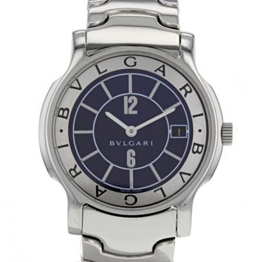 Orologio Bulgari Solotempo in acciaio Ref :  ST35S Circa  2000