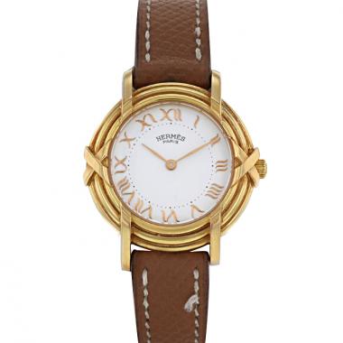 Hermes watch in yellow gold Circa  1980