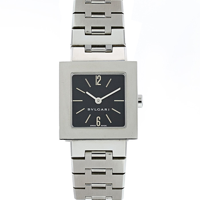 Bulgari Quadrato watch in stainless steel Ref:  SQ 22 SS S Circa  2000 - 00pp
