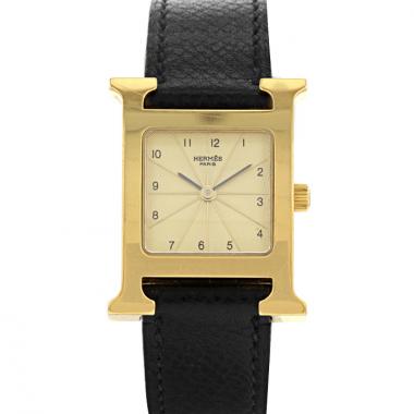 Reloj Hermes Heure H de oro chapado Ref :  HH1.210 Circa  2000