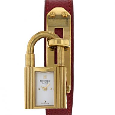Reloj Hermes Kelly-Cadenas de oro chapado