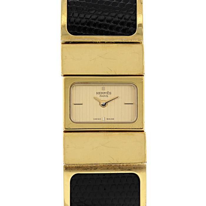 Hermes Loquet watch in gold plated Circa  2000 - 00pp