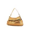 Fendi Chef handbag in golden brown sheepskin - 00pp thumbnail