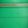 Celine shopping bag in green and black leather - Detail D3 thumbnail