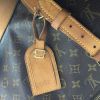 Bolsa de viaje Louis Vuitton en lona Monogram revestida y cuero natural - Detail D2 thumbnail