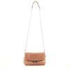 Coach handbag in pink glittering leather - 360 thumbnail