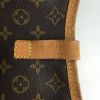 Funda protectora para ropa Louis Vuitton en lona Monogram y cuero natural - Detail D2 thumbnail