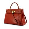 Hermes Kelly 35 cm handbag in brick red box leather - 00pp thumbnail