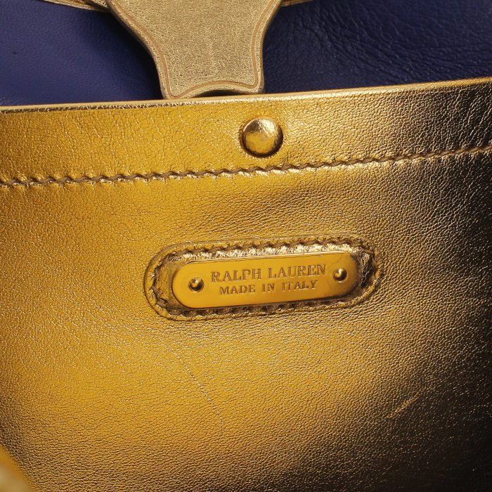 Borsa Ricky modello grande in pelle dorata - Detail D4