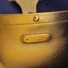 Sac à main Ralph Lauren Ricky grand modèle en cuir doré - Detail D4 thumbnail