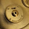Bolso de mano Ralph Lauren Ricky modelo grande en cuero dorado - Detail D5 thumbnail
