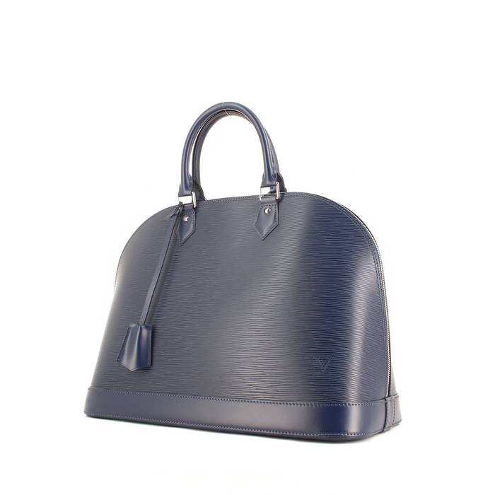 sac a main louis vuitton alma bb cuir epi bleu