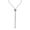 Piaget Possession flexible long necklace in white gold and diamonds - 00pp thumbnail
