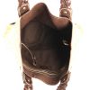 Bolso de mano Gucci en lona Monogram beige y cuero marrón - Detail D2 thumbnail